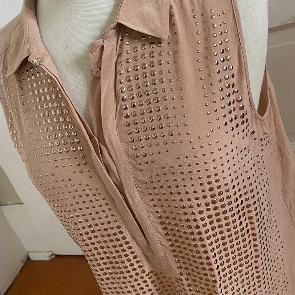 Rebecca Taylor‎ Sleeveless Silk Blouse 8 - Picture 2 of 7